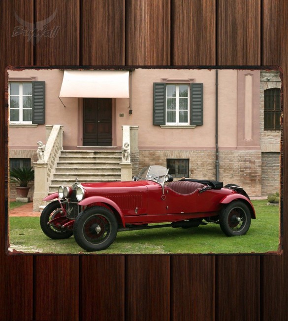 Металлическая табличка Alfa Romeo 6C 1500 Mille Miglia Spider Speciale (№231325) Металлическая табличка Alfa Romeo 6C 1500 Mille Miglia Spider Speciale (№231325)